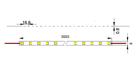 Светодиодная лента SMD3528 (4.8Вт)