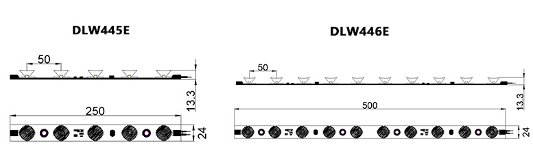 Линейный светодиодный модуль DLW445E/DLW446E