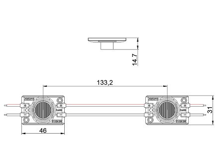 MOX267E (1.5Вт）